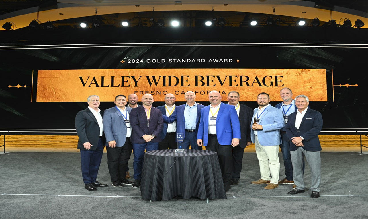 Valley Wide Beverage 2024 Golden Standard Award